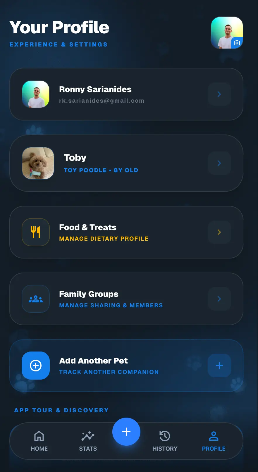 TobyCare profile page screenshot